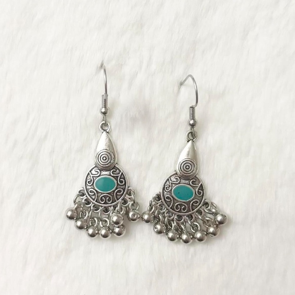 5/$15 🩷 MUST BUNDLE Turquoise Accent Silver Dangle Earrings